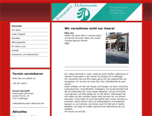 Tablet Screenshot of friseursalon-dohrmann.de